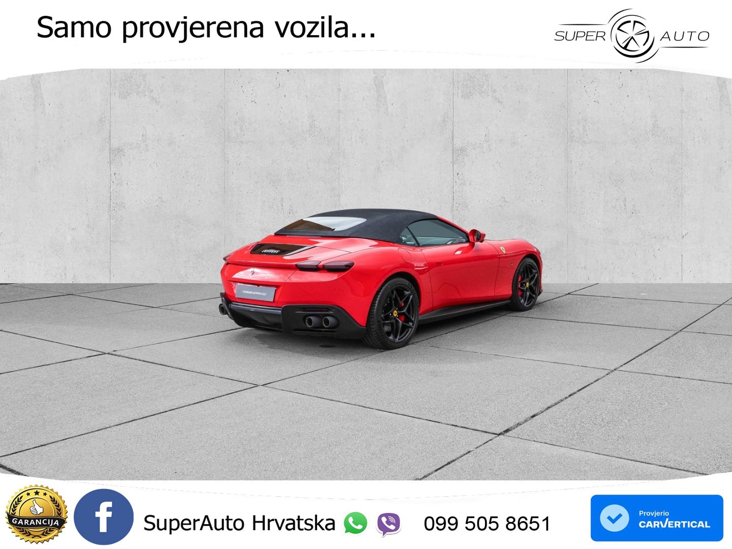 Ferrari Roma Spider 3.9 V8 (620 KS) F1 DCT