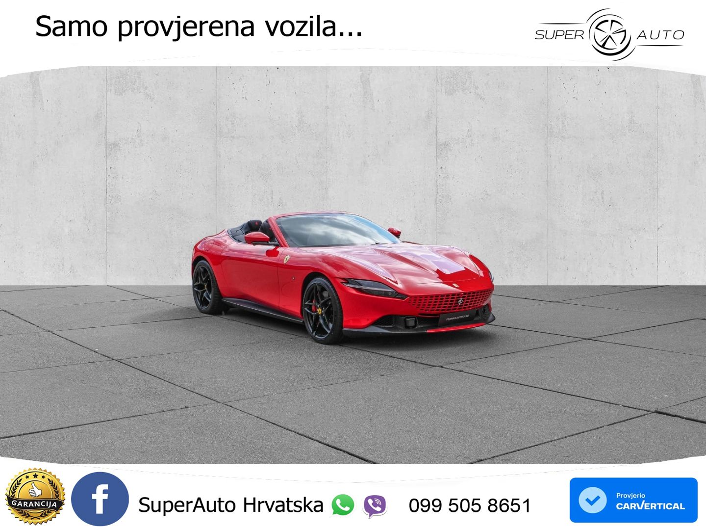 Ferrari Roma Spider 3.9 V8 (620 KS) F1 DCT