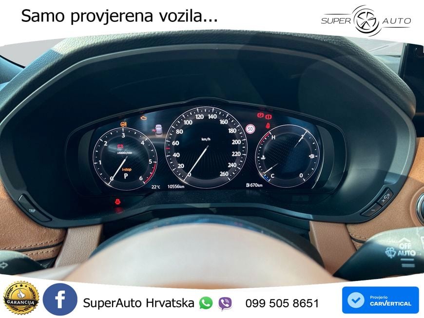 Mazda CX-60 3.3 e-Skyactiv D (254 KS) AWD Automatic LED+GR SJED+ACC