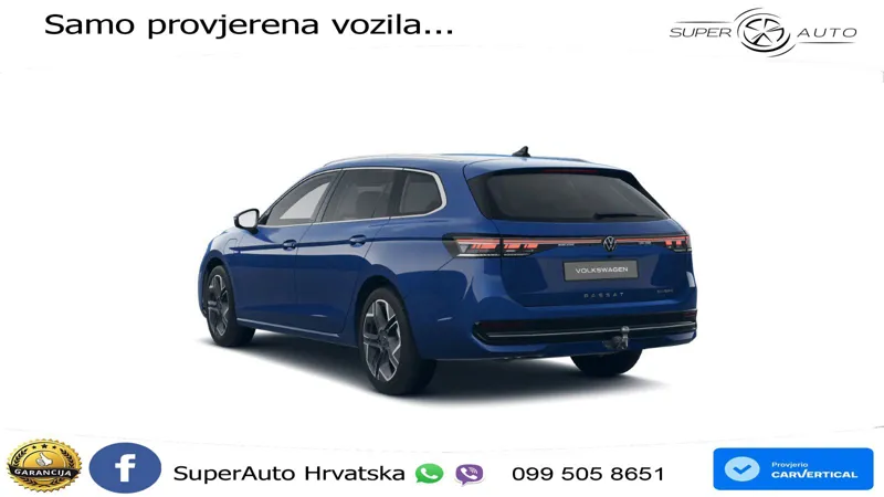 Volkswagen Passat Variant 1.5 TSI (272 KS) eHybrid DSG Elegance LED+GR SJED+ACC