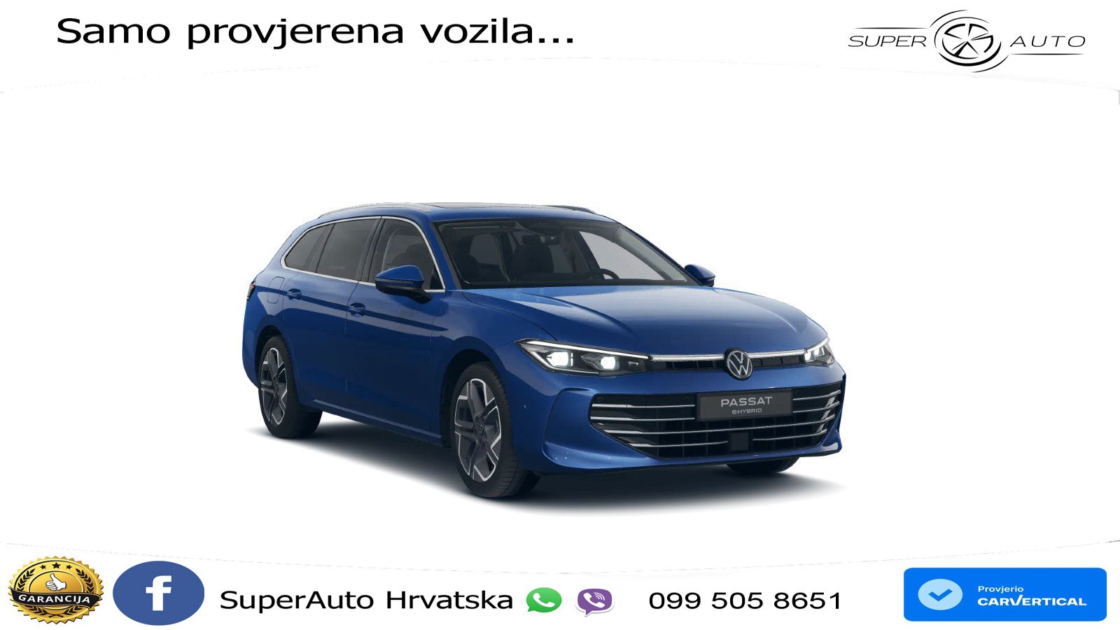 Volkswagen Passat Variant 1.5 TSI (272 KS) eHybrid DSG Elegance LED+GR SJED+ACC