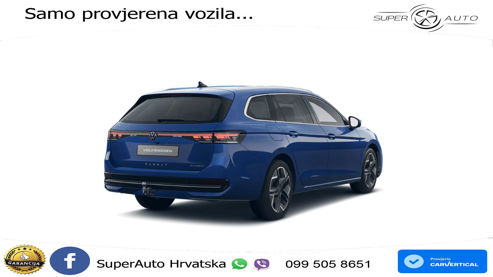 Volkswagen Passat Variant 1.5 TSI (272 KS) eHybrid DSG Elegance LED+GR SJED+ACC