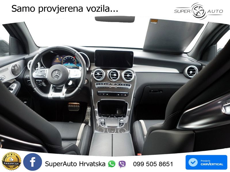 Mercedes GLC Coupe AMG 63 S V8 (510 KS) 4MATIC+ MCT ZRAČNI+ACC+4xGR SJED+360