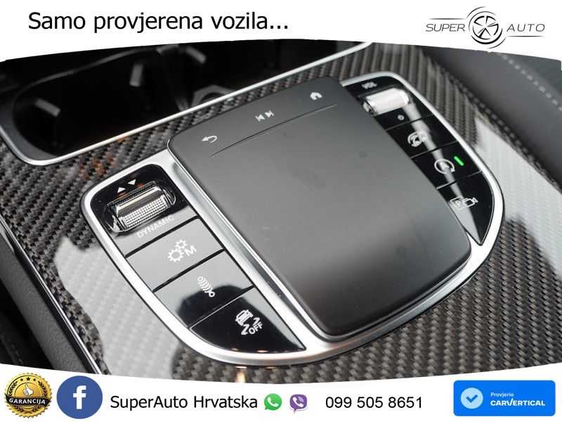Mercedes GLC Coupe AMG 63 S V8 (510 KS) 4MATIC+ MCT ZRAČNI+ACC+4xGR SJED+360
