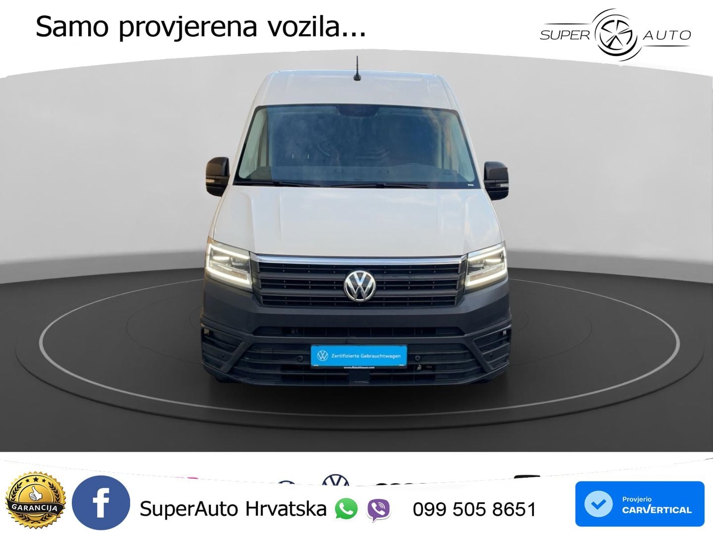Volkswagen Crafter 35 Kasten mittellang Hochdach LED Tel.-V 140 KS