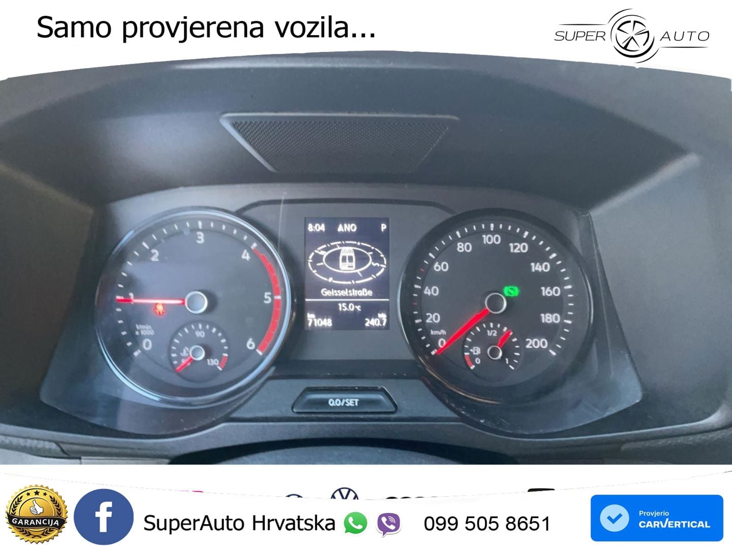 Volkswagen Crafter 35 Kasten mittellang Hochdach LED Tel.-V 140 KS