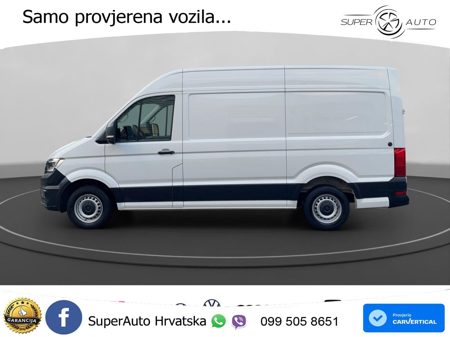 Volkswagen Crafter 35 Kasten mittellang Hochdach LED Tel.-V 140 KS