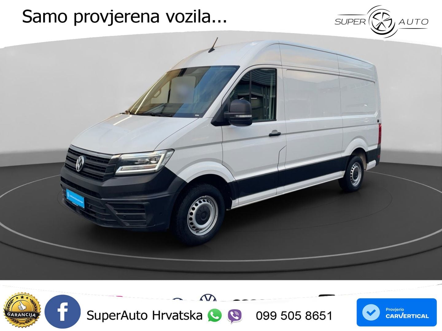 Volkswagen Crafter 35 Kasten mittellang Hochdach LED Tel.-V 140 KS