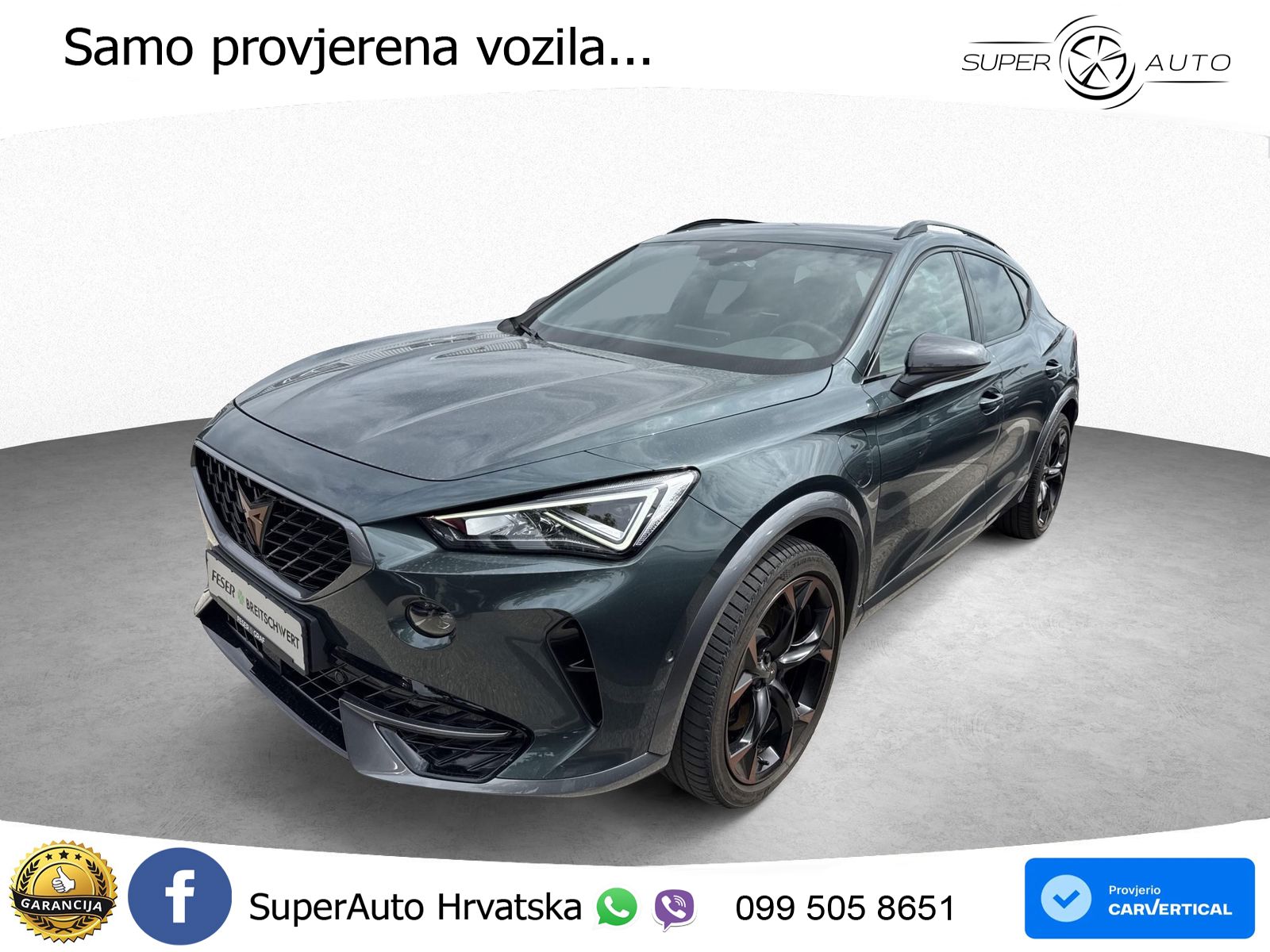 Cupra Formentor 1.4 TSI (245 KS) e-Hybrid DSG VZ LED+GR SJED+ACC
