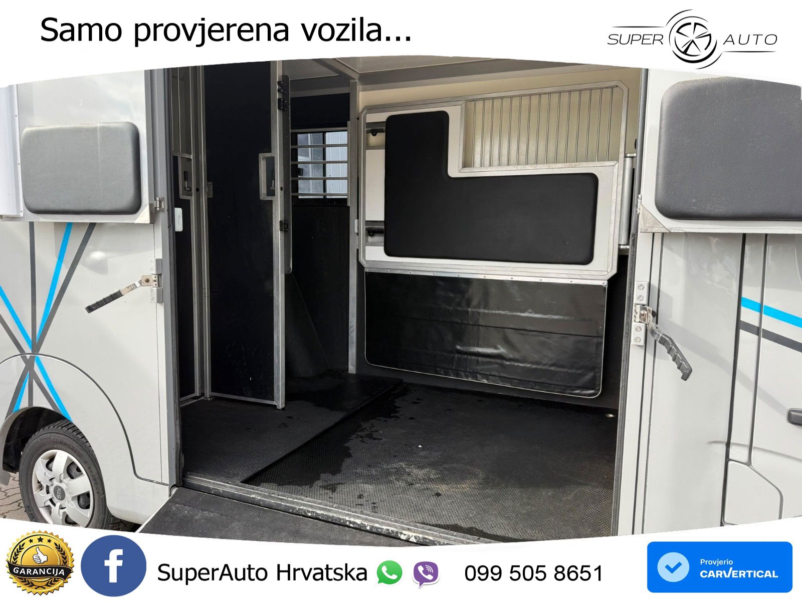 Renault Master STX 3 Sitzer  Haras / Hengste 163 KS