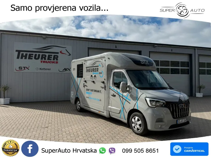 Renault Master STX 3 Sitzer  Haras / Hengste 163 KS