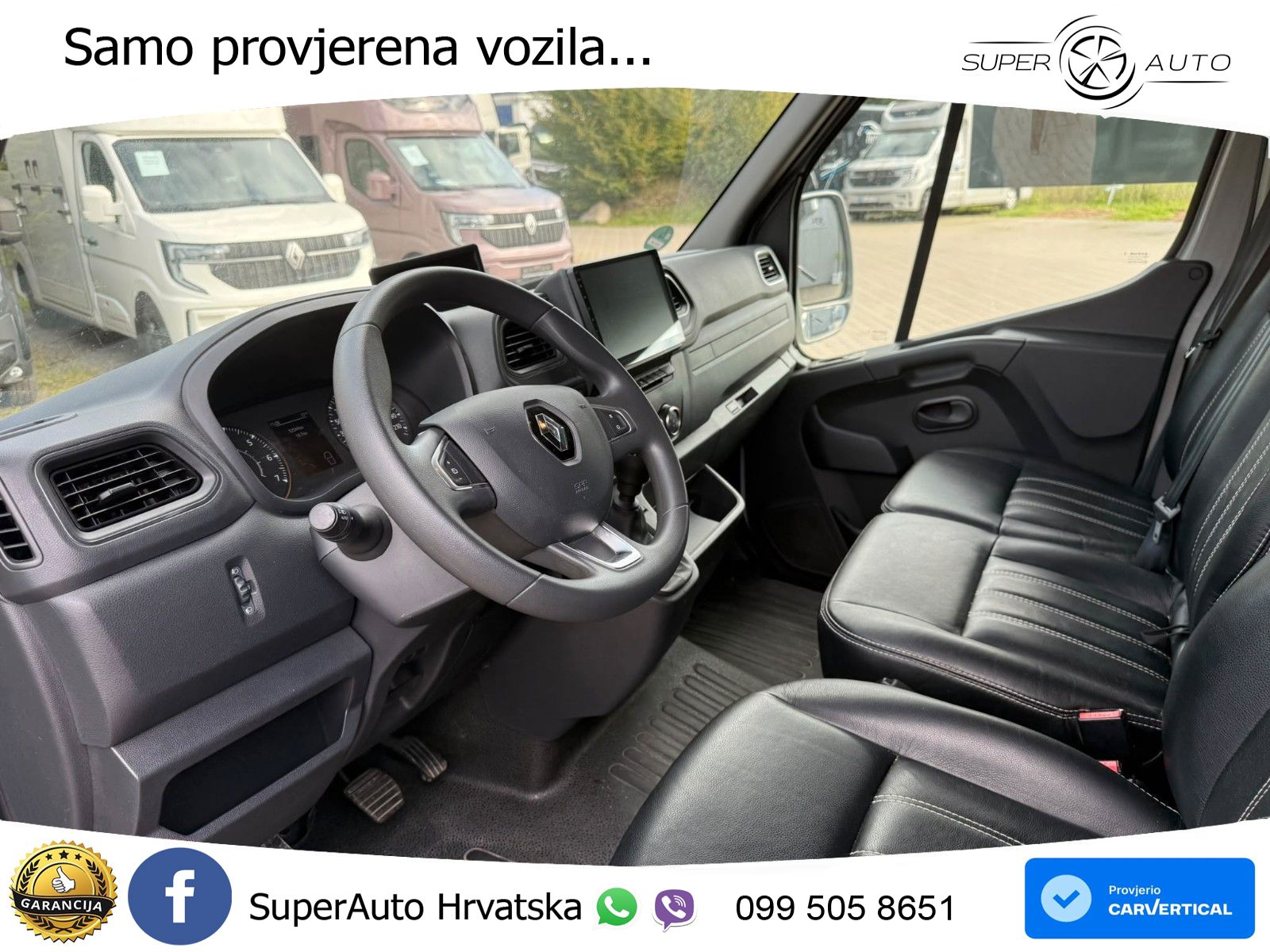 Renault Master STX 3 Sitzer  Haras / Hengste 163 KS