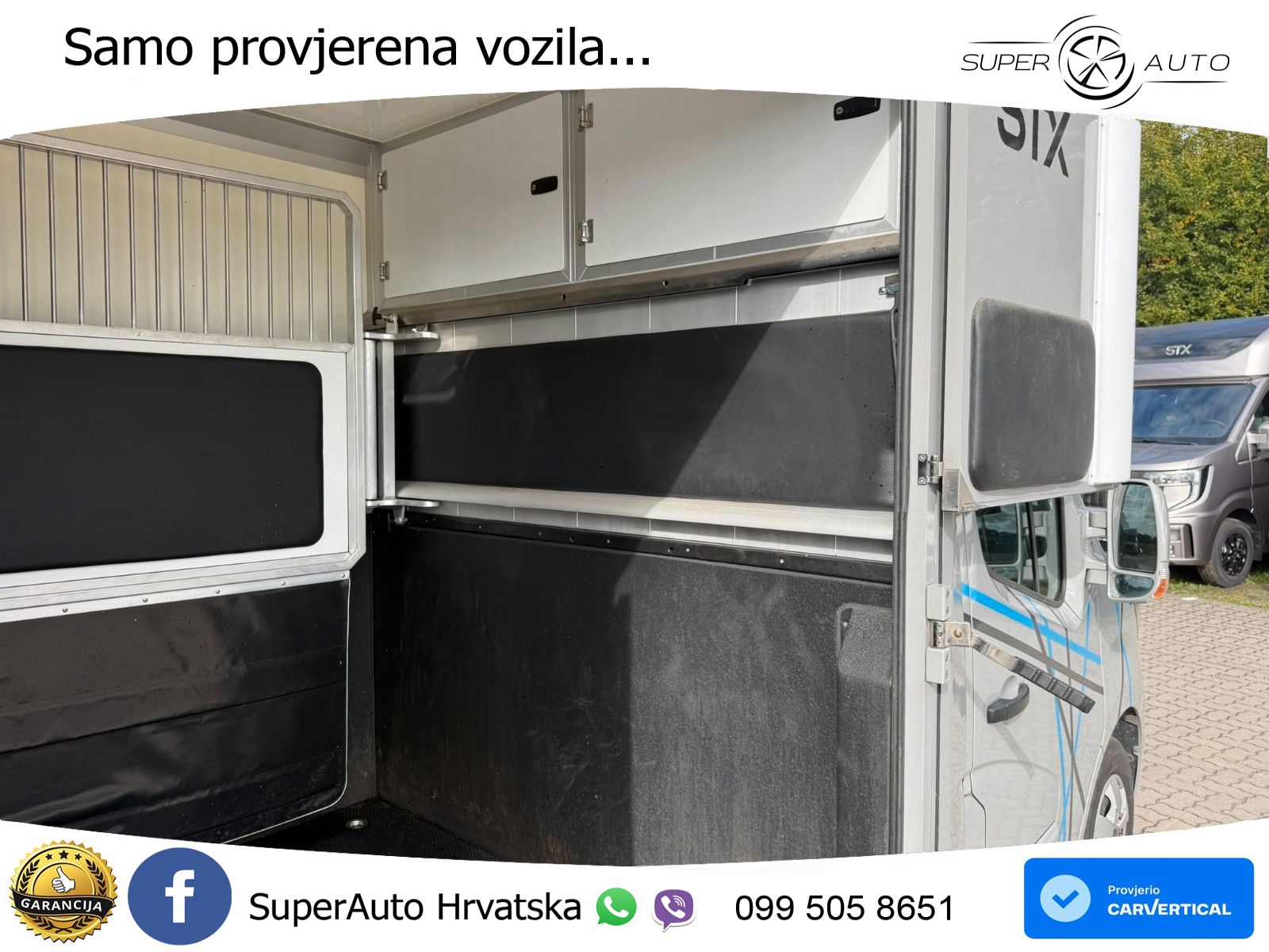 Renault Master STX 3 Sitzer  Haras / Hengste 163 KS