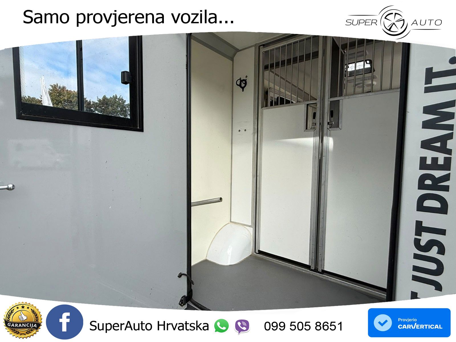 Renault Master STX 3 Sitzer  Haras / Hengste 163 KS