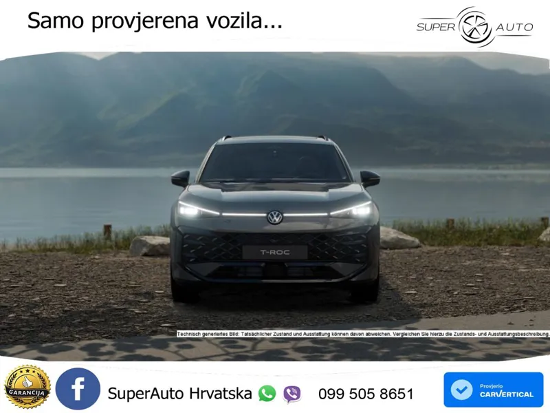 Volkswagen T-Roc 1.5 eTSI (150 KS)  DSG R-Line MATRIX+GR SJED+KAM