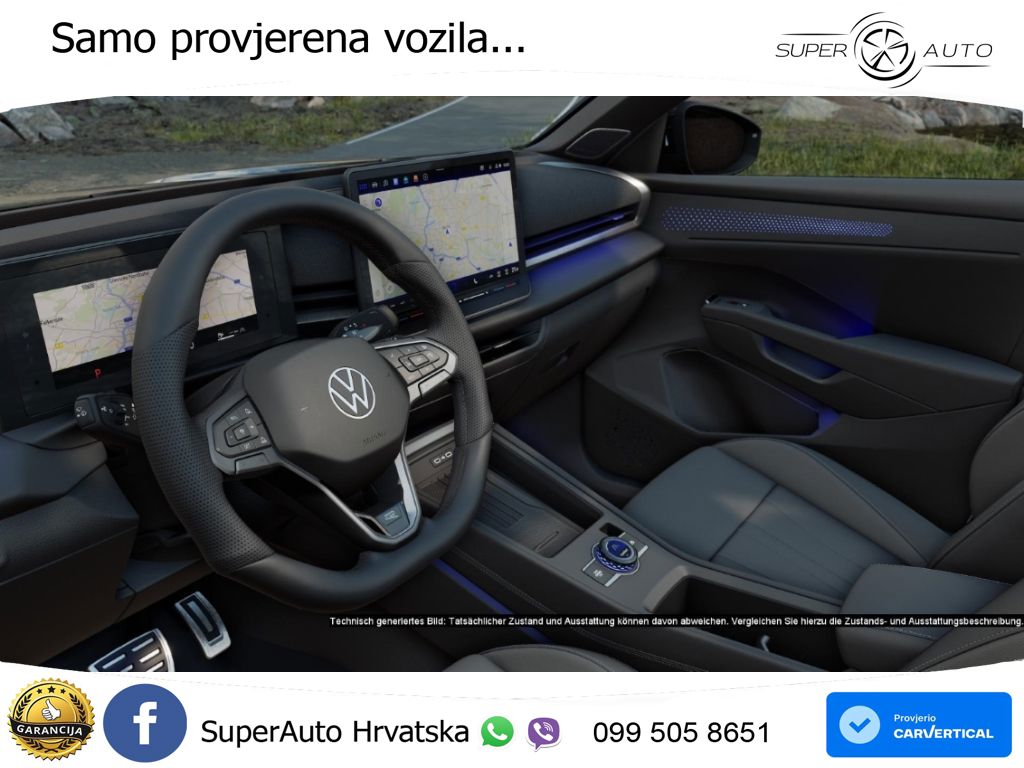 Volkswagen T-Roc 1.5 eTSI (150 KS)  DSG R-Line MATRIX+GR SJED+KAM