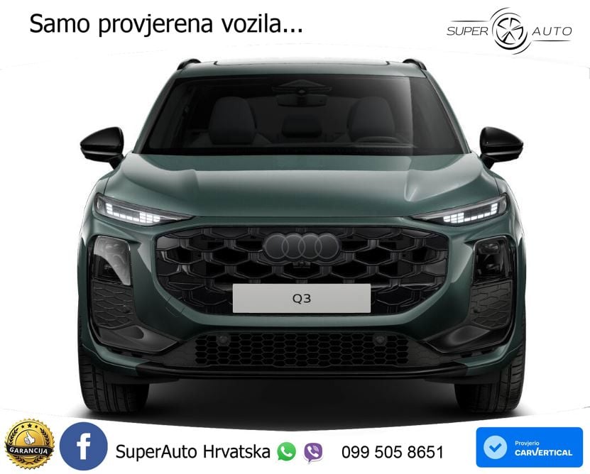 Audi Q3 2.0 TFSI (265 KS) quattro S tronic LED+GR SJED+ACC