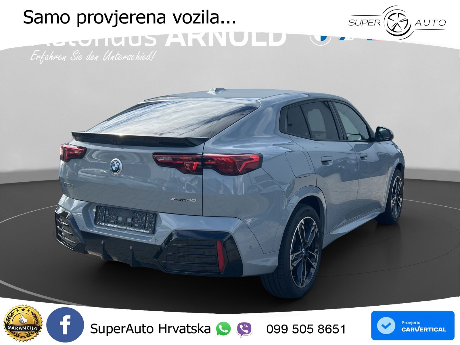 BMW iX2 66.5 kWh (313 KS) xDrive30