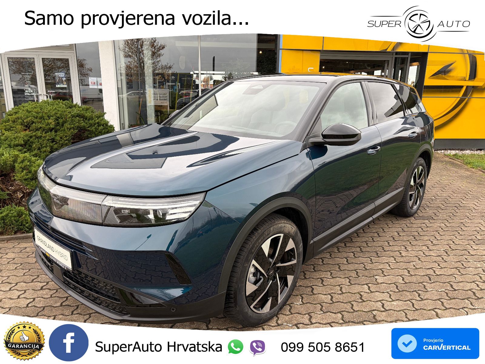 Opel Grandland 1.2 Turbo (145 KS) Hybrid eDCT GS LED+GR SJED+ACC