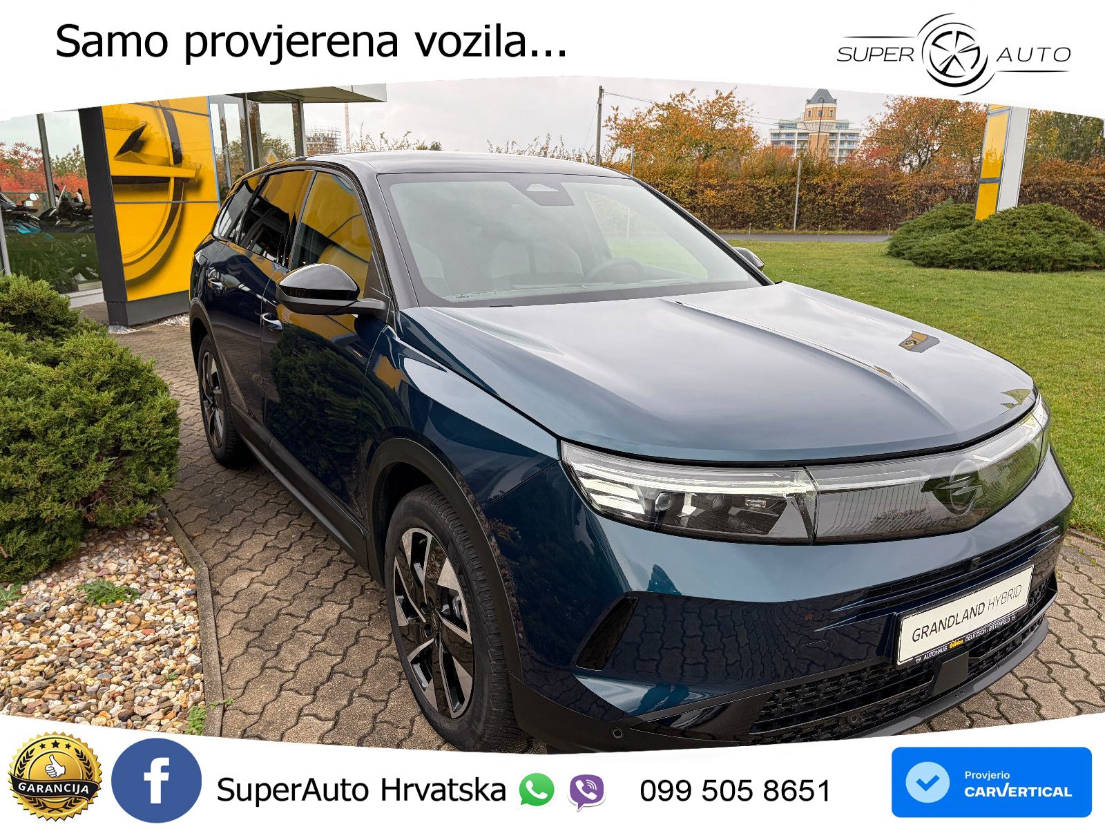 Opel Grandland 1.2 Turbo (145 KS) Hybrid eDCT GS LED+GR SJED+ACC