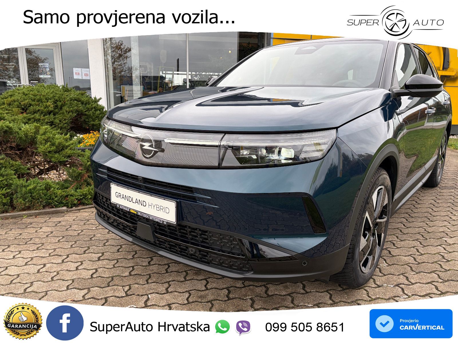 Opel Grandland 1.2 Turbo (145 KS) Hybrid eDCT GS LED+GR SJED+ACC