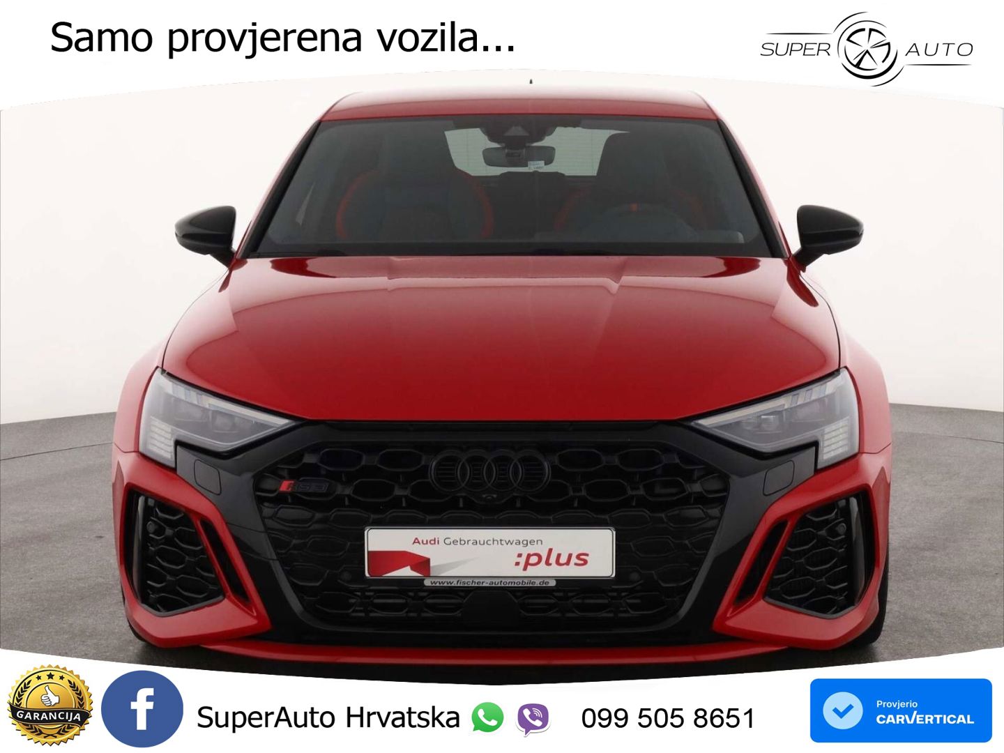 Audi RS3 Sedan 2.5 TFSI (400 KS) quattro S tronic LED+GR SJED+ACC