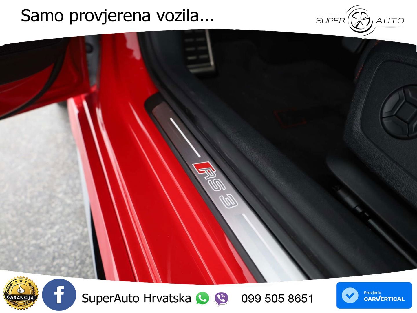 Audi RS3 Sedan 2.5 TFSI (400 KS) quattro S tronic LED+GR SJED+ACC