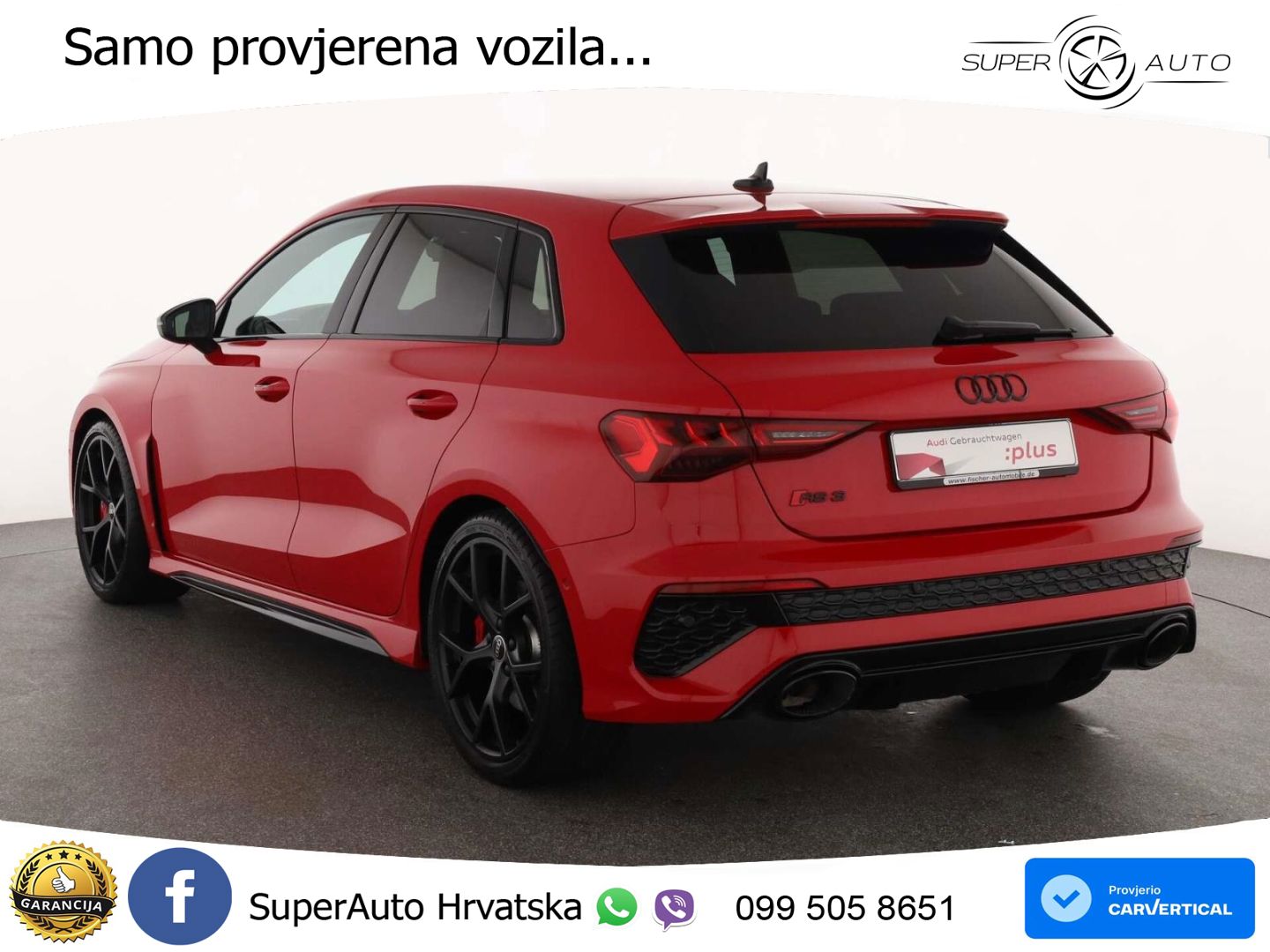 Audi RS3 Sedan 2.5 TFSI (400 KS) quattro S tronic LED+GR SJED+ACC