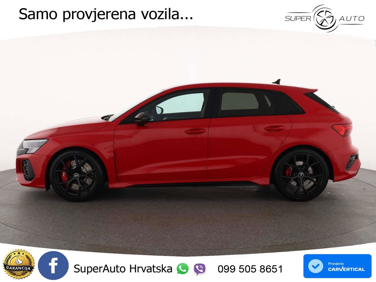 Audi RS3 Sedan 2.5 TFSI (400 KS) quattro S tronic LED+GR SJED+ACC