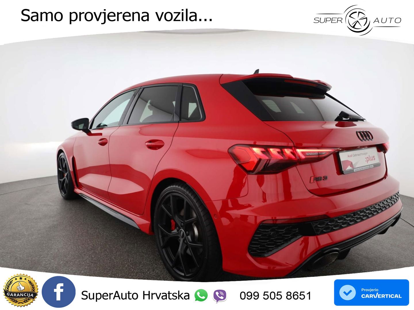 Audi RS3 Sedan 2.5 TFSI (400 KS) quattro S tronic LED+GR SJED+ACC