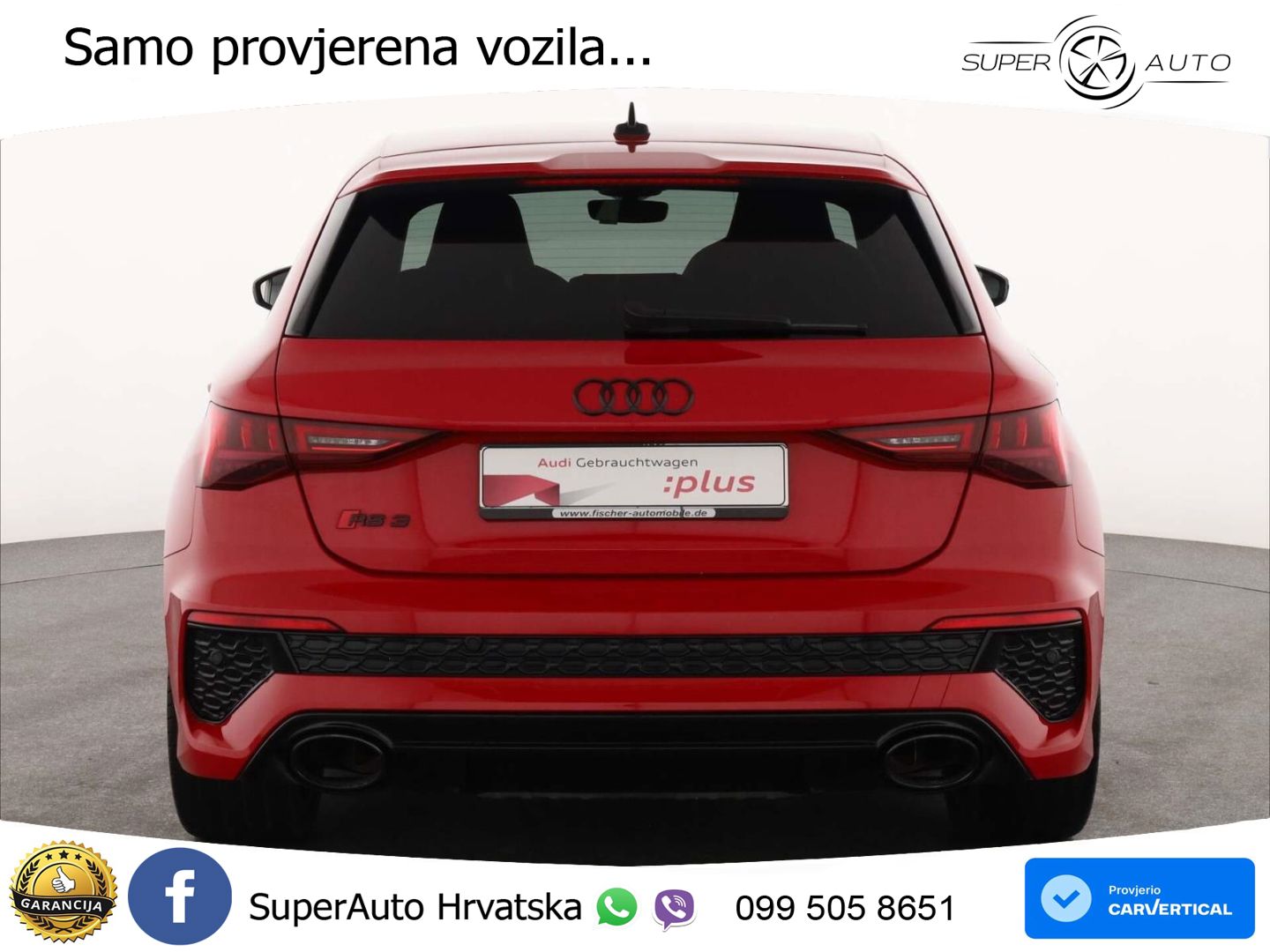 Audi RS3 Sedan 2.5 TFSI (400 KS) quattro S tronic LED+GR SJED+ACC