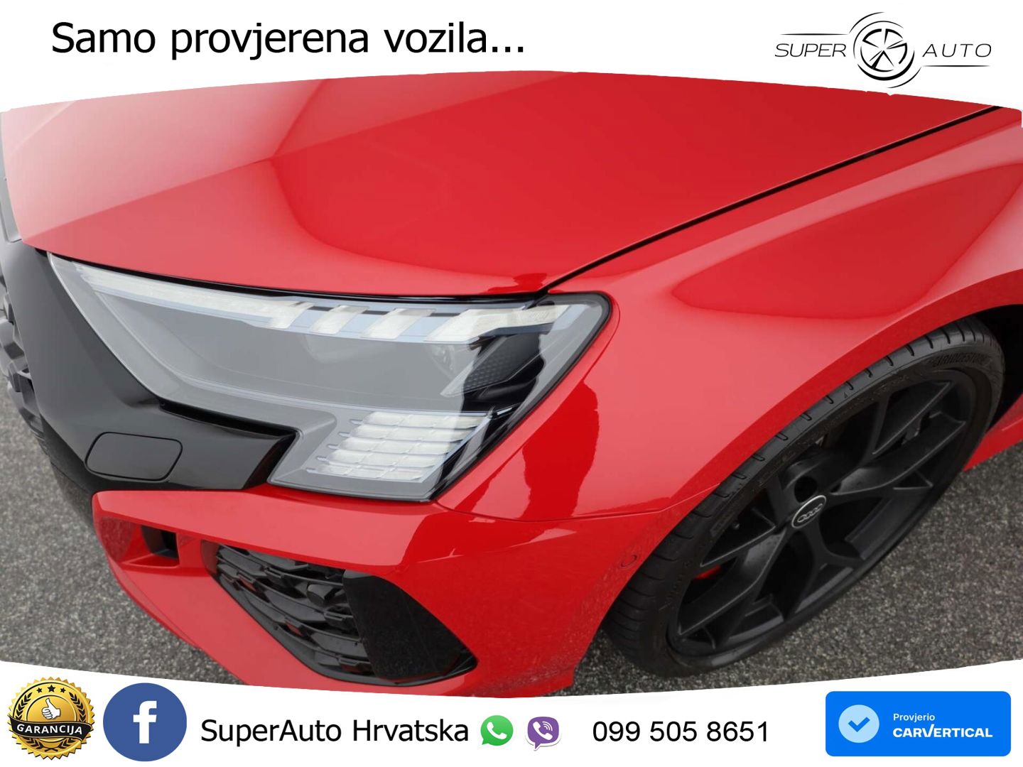 Audi RS3 Sedan 2.5 TFSI (400 KS) quattro S tronic LED+GR SJED+ACC