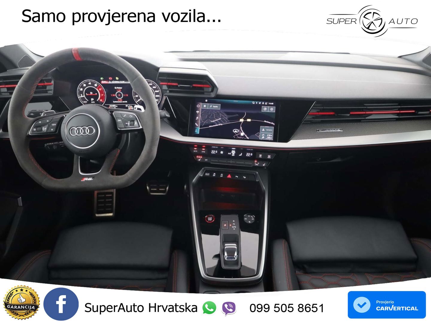 Audi RS3 Sedan 2.5 TFSI (400 KS) quattro S tronic LED+GR SJED+ACC