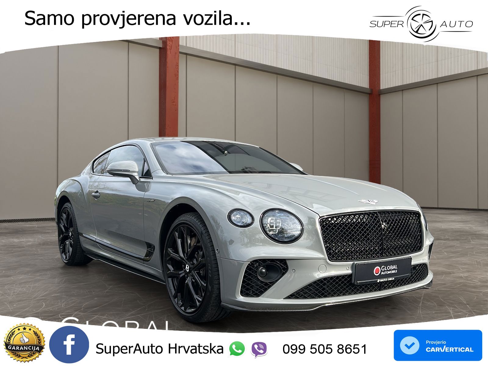 Bentley Continental GT III Speed 6.0 TSI W12 (659 KS) AWD DCT LED+GR SJED+ACC