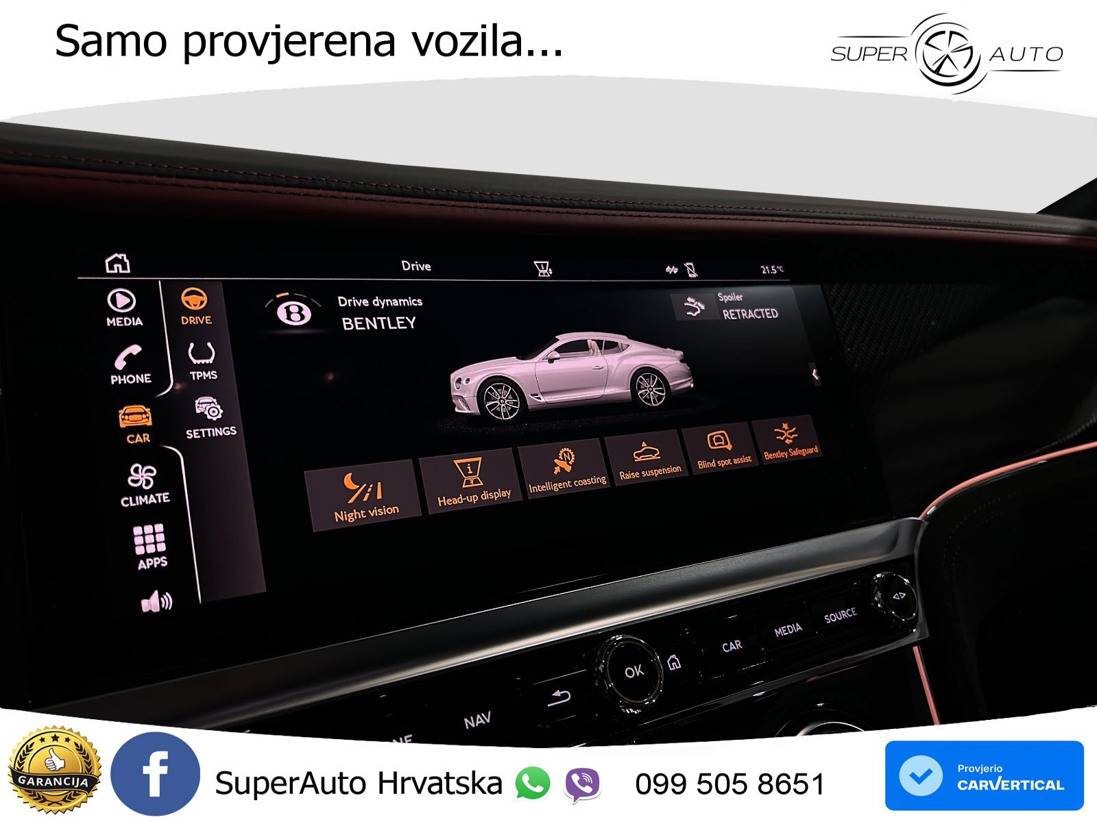 Bentley Continental GT III Speed 6.0 TSI W12 (659 KS) AWD DCT LED+GR SJED+ACC