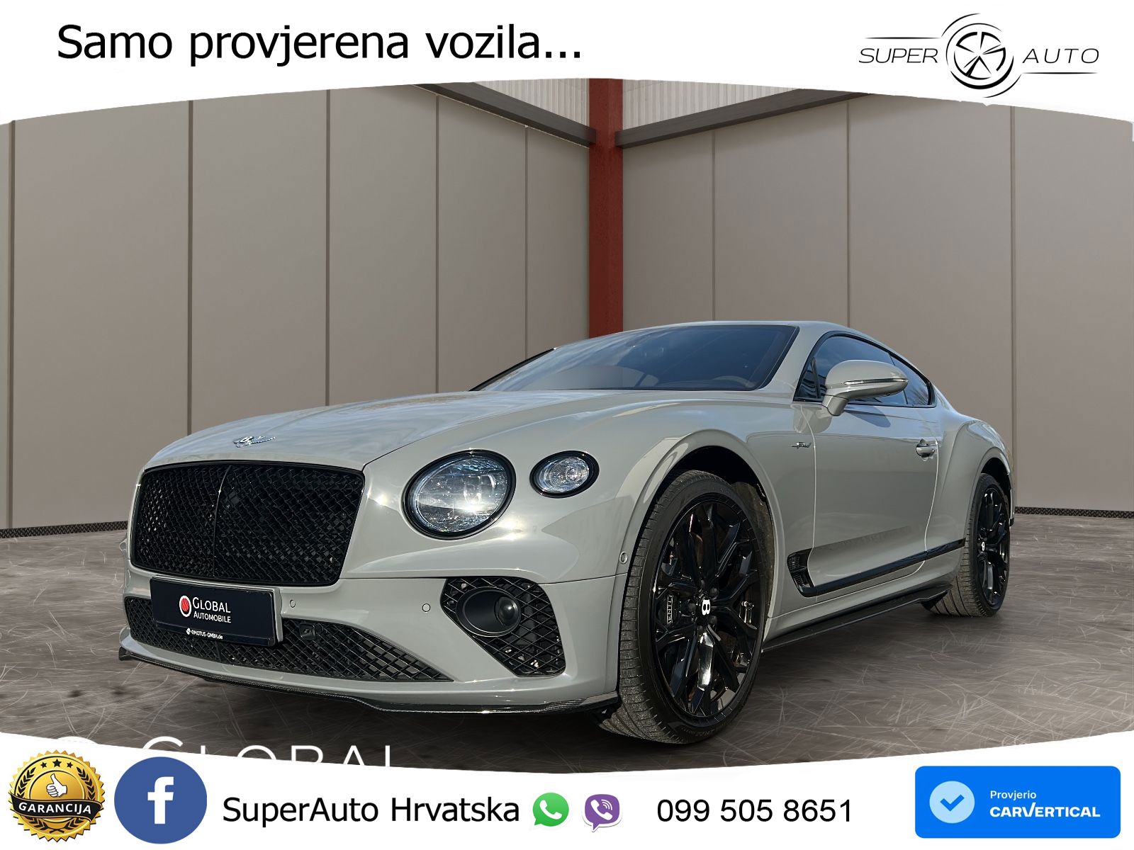 Bentley Continental GT III Speed 6.0 TSI W12 (659 KS) AWD DCT LED+GR SJED+ACC