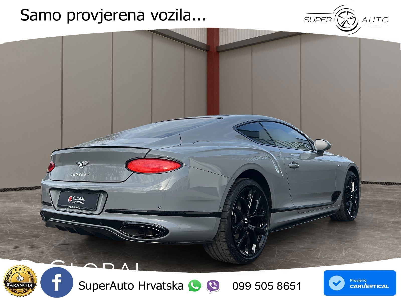 Bentley Continental GT III Speed 6.0 TSI W12 (659 KS) AWD DCT LED+GR SJED+ACC