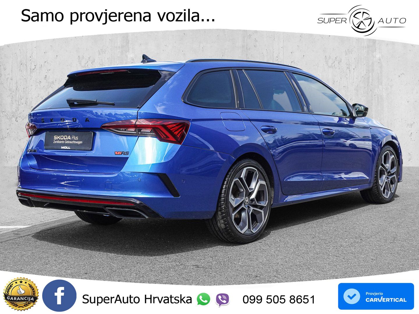 Škoda Octavia Combi RS 2.0 TDI (200 KS) DSG LED+GR SJED+ACC