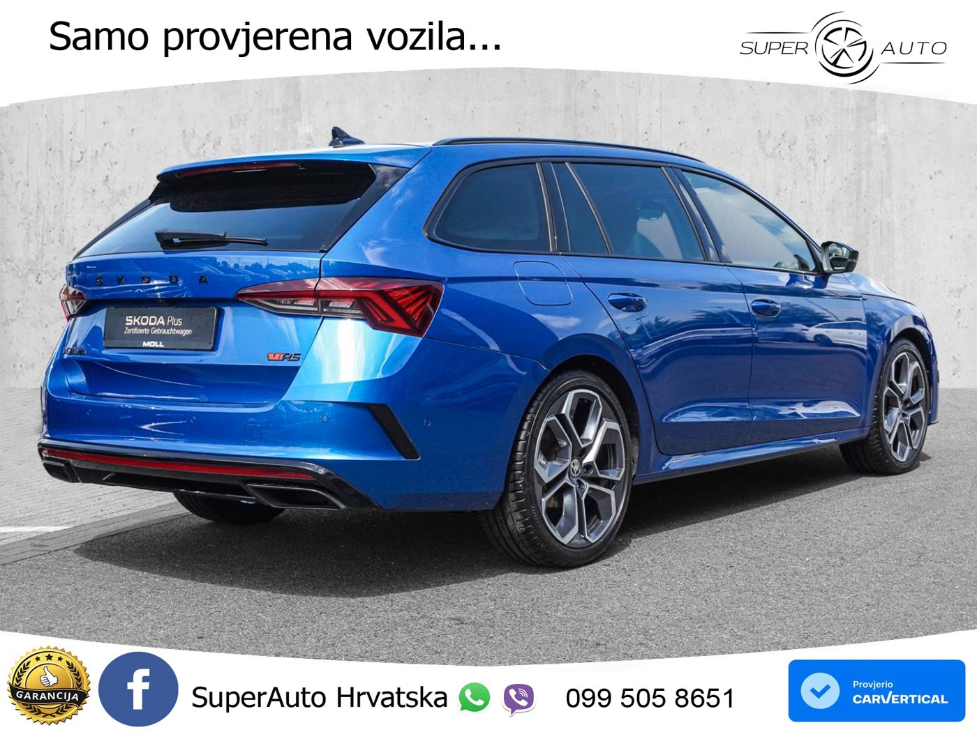 Škoda Octavia Combi RS 2.0 TDI (200 KS) DSG LED+GR SJED+ACC