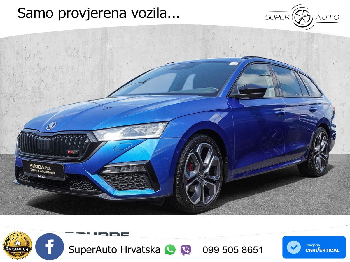 Škoda Octavia Combi RS 2.0 TDI (200 KS) DSG LED+GR SJED+ACC