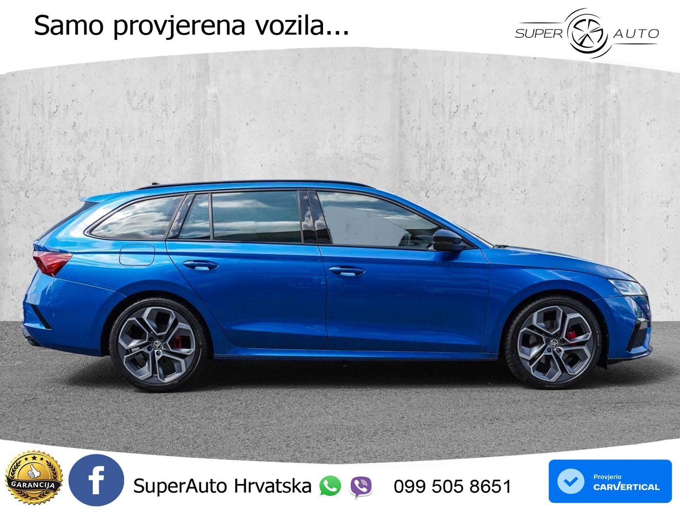 Škoda Octavia Combi RS 2.0 TDI (200 KS) DSG LED+GR SJED+ACC