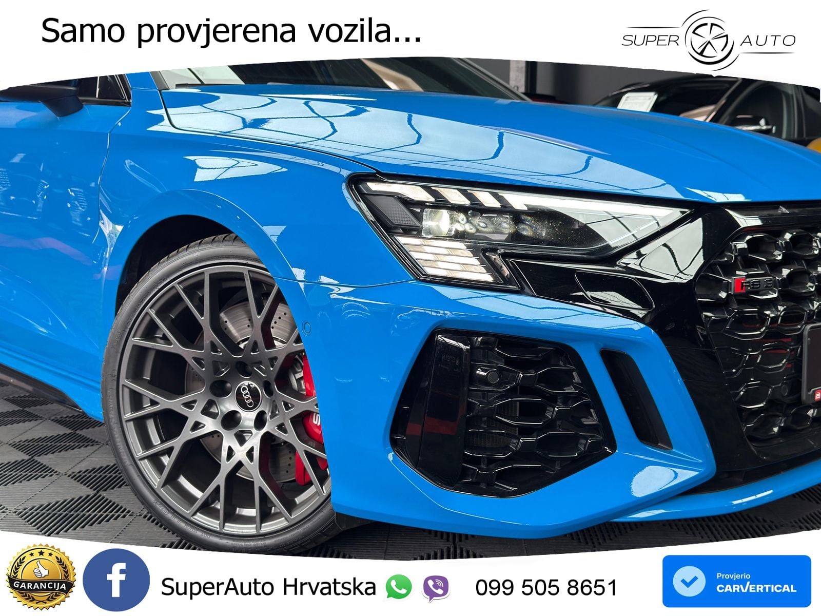 Audi RS3 Sedan 2.5 TFSI (400 KS) quattro S tronic LED+GR SJED+ACC