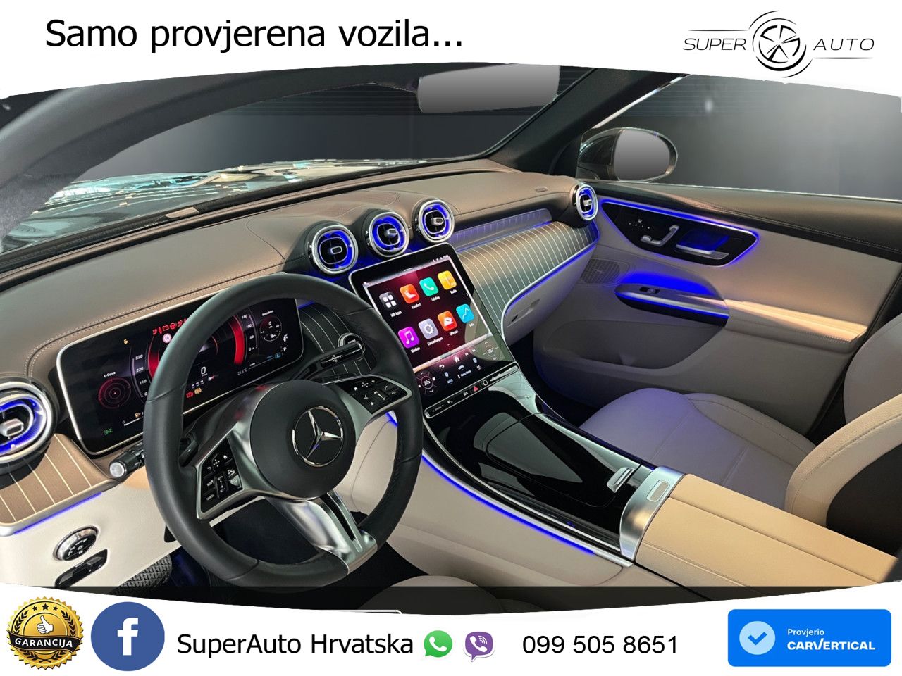 Mercedes GLC 200 (204 KS) 4MATIC 9G-TRONIC Avantgarde ZRAČNI+ACC+GR SJED+360+PANO