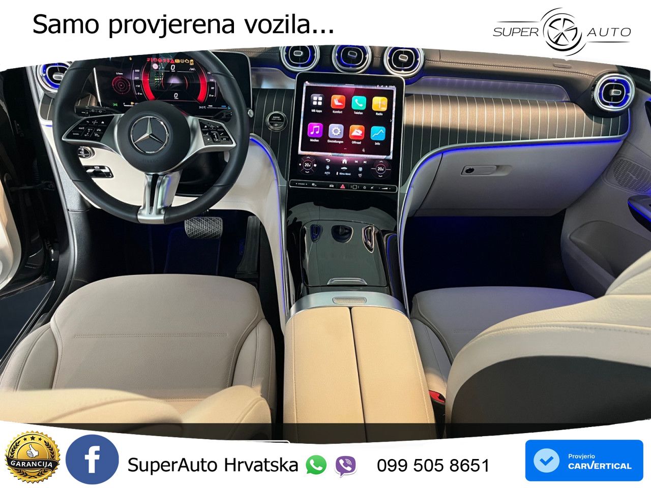 Mercedes GLC 200 (204 KS) 4MATIC 9G-TRONIC Avantgarde ZRAČNI+ACC+GR SJED+360+PANO