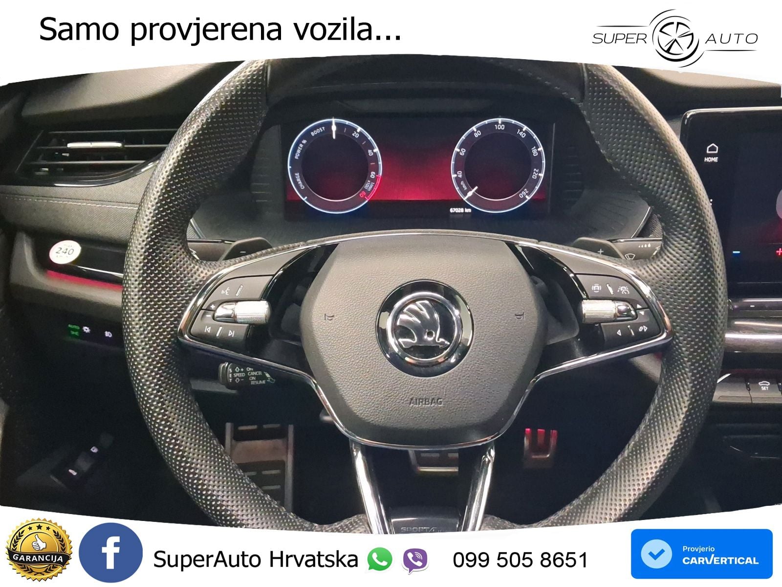 Škoda Octavia Combi iV 1.4 TSI (204 KS) DSG SportLine MATRIX+GR SJED+KAM