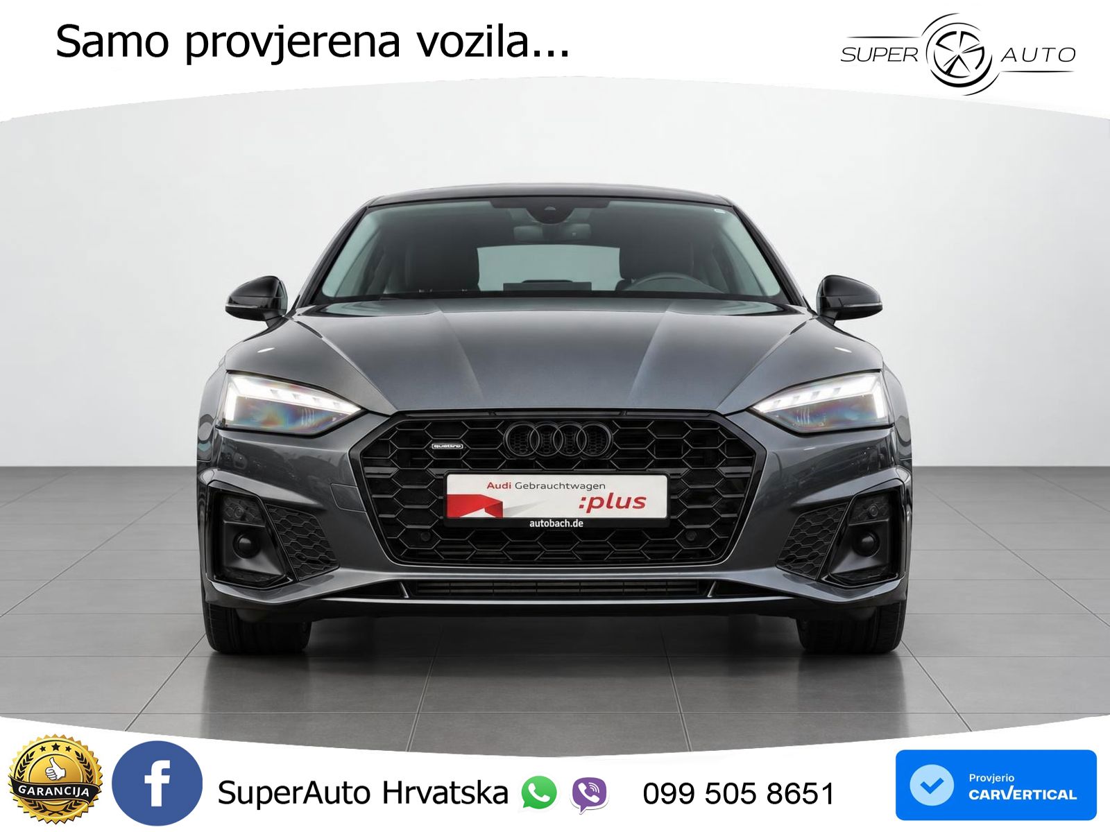 Audi A5 Sportback  40 TFSI (204 KS) quattro S tronic S line MATRIX+GR SJED+KAM