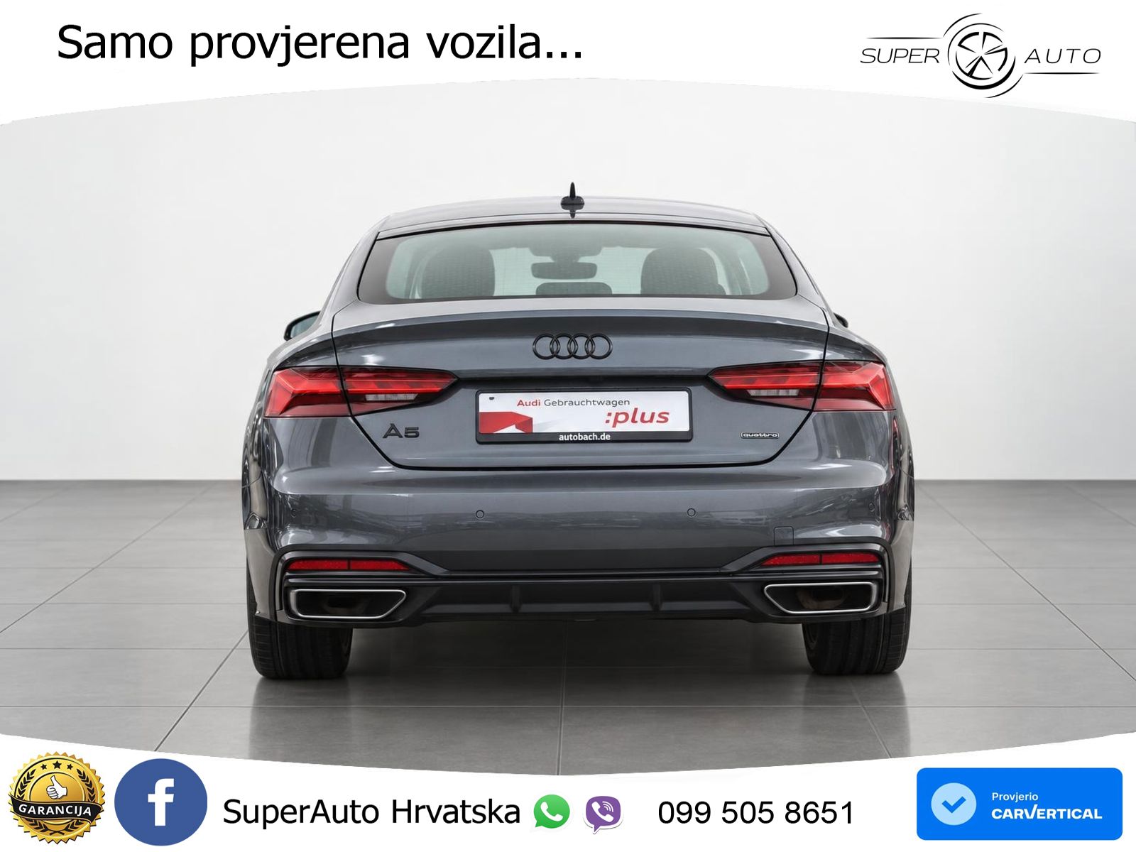 Audi A5 Sportback  40 TFSI (204 KS) quattro S tronic S line MATRIX+GR SJED+KAM