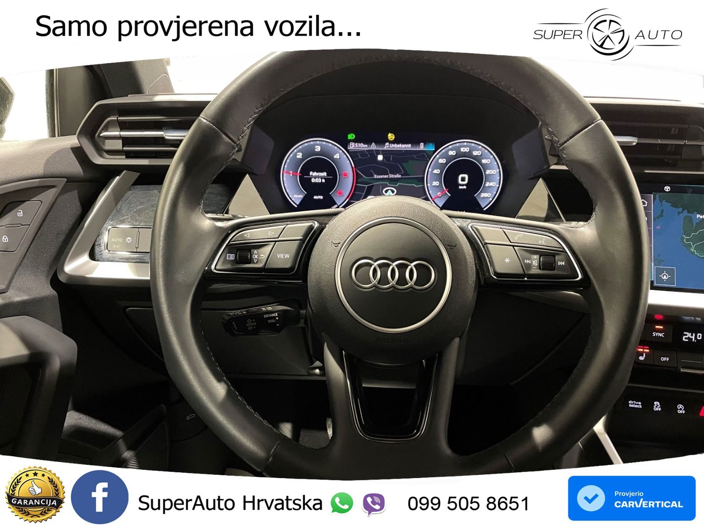 Audi A3 35 TDI (150 KS) LED+GR SJED+ACC