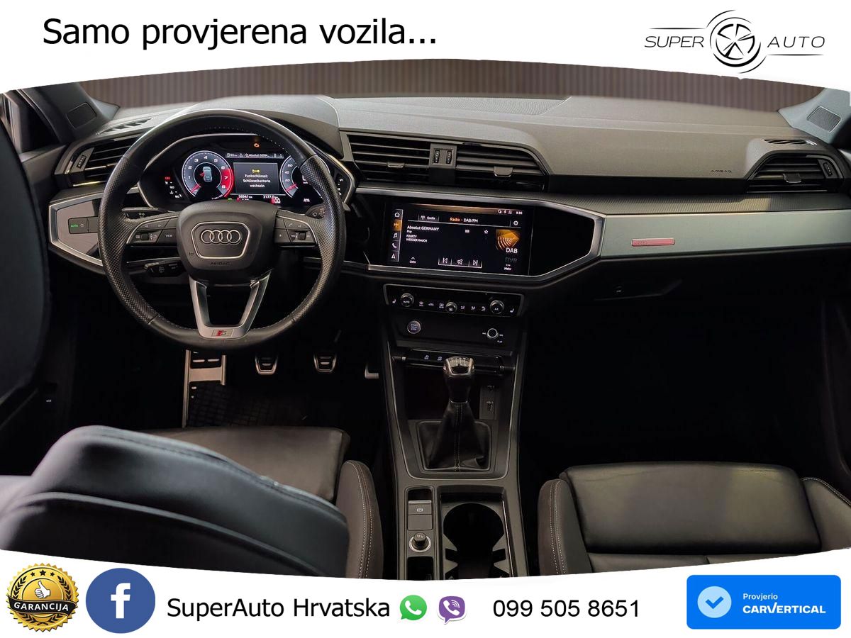 Audi Q3 35 TFSI (150 KS) S line LED+GR SJED+ACC