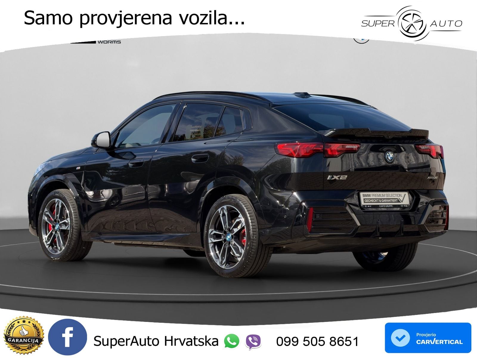 BMW iX2 66.5 kWh (313 KS) xDrive30 M Sport LED+GR SJED+ACC